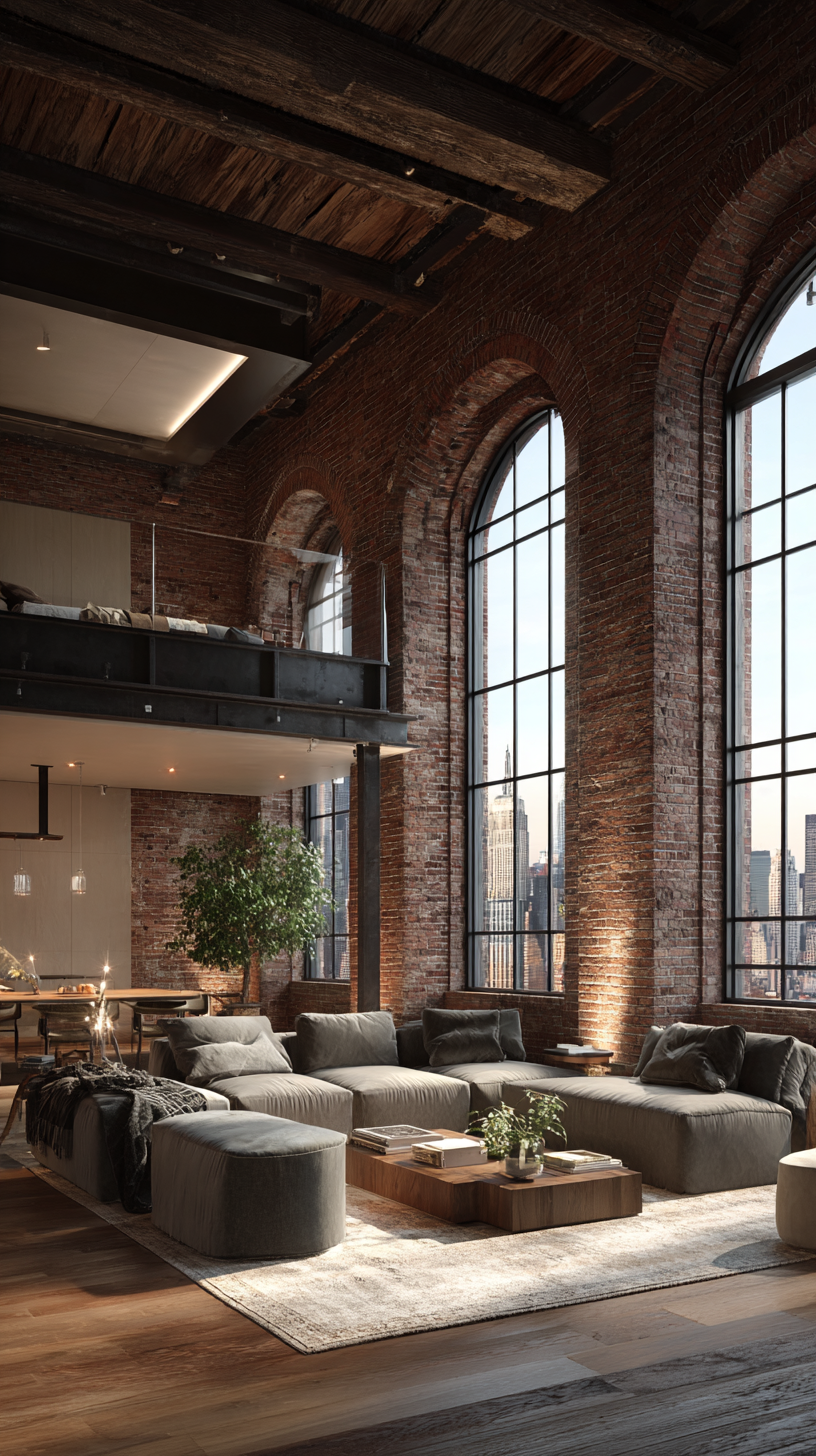 Picture of Penthouse Industrial Style Interior Design Ideas - promeai.pro