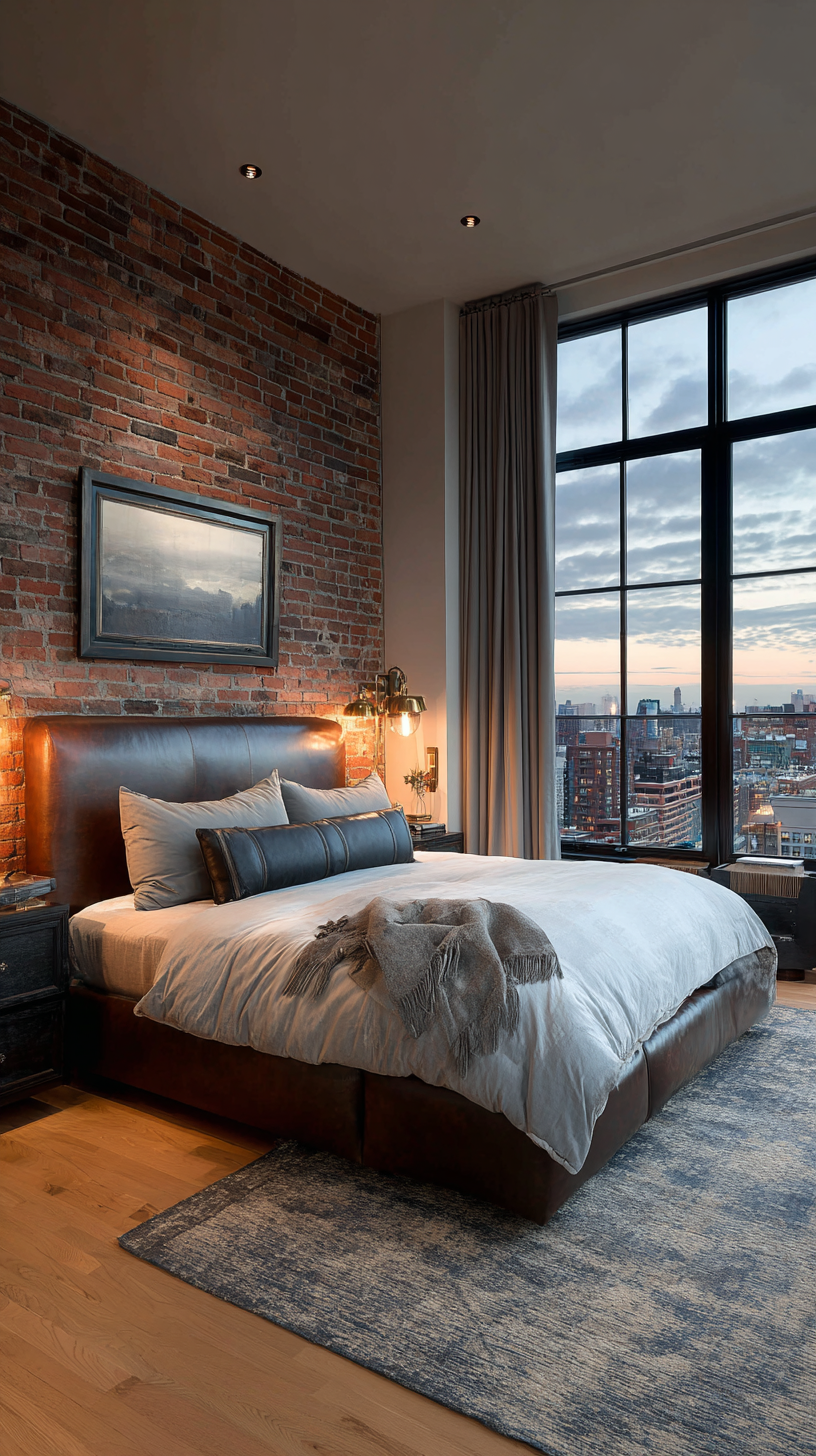 Apartment With Industrial Chic And Penthouse View photo