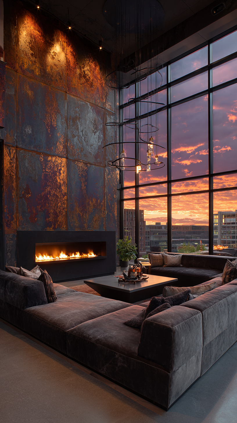 Beautiful view of Luxury Penthouse Designs Idustrial
